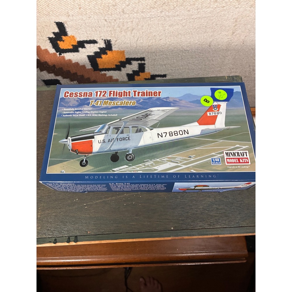 Minicraft Cessna 172 Flight Trainer T-41 Mescalero 1/48 Scale Model Kit 11646